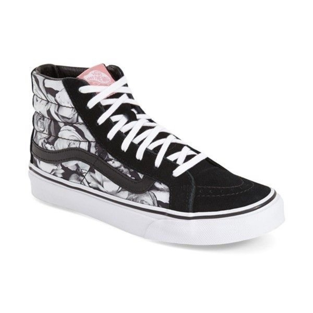 Black and white High top vans